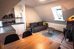 Wohnzimmer - Ferienwohnung Deichkoje 5 Dagebüll - Top-Hundeurlaub