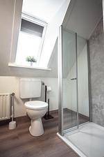 Badezimmer - Ferienwohnung Deichkoje 5 Dagebüll - Top-Hundeurlaub
