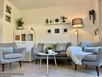 Wohnzimmer - Haus Küstentraum Lüttje Glück - Top-Hundeurlaub
