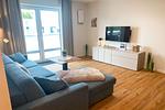 Wohnzimmer - Deichloft 2 - Top-Hundeurlaub
