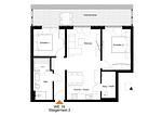 Grundriss - Deichloft 2 - Top-Hundeurlaub
