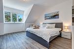 Schlafzimmer - Ferienhaus Ostseeparadies mit 2 Bädern und Terrasse - der Strand ist nur 800 Meter entfernt - Top-Hundeurlaub