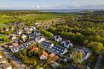 Vogelperspektive - Ferienhaus Ostseeparadies mit 2 Bädern und Terrasse - der Strand ist nur 800 Meter entfernt - Top-Hundeurlaub