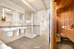 Badezimmer - Ferienhaus Tingeltuthus Dagebüll - Top-Hundeurlaub