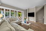 Wohnzimmer - Ferienhaus Cäcilienhof Ost Kampen auf Sylt - Top-Hundeurlaub