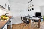 Küche / Küchenzeile - Ferienwohnung Undine, App. 26 Olpenitz - Top-Hundeurlaub