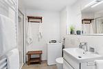 Badezimmer - Ferienwohnung Undine, App. 26 Olpenitz - Top-Hundeurlaub
