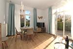 Wohnzimmer - Appartementhaus Meeresblick Fewo E.11 (rolli-freundlich) - Top-Hundeurlaub
