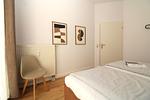 Schlafzimmer - Appartementhaus Meeresblick Fewo E.11 (rolli-freundlich) - Top-Hundeurlaub