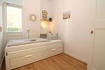 Schlafzimmer - Appartementhaus Meeresblick Fewo E.11 (rolli-freundlich) - Top-Hundeurlaub