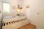 Schlafzimmer - Appartementhaus Meeresblick Fewo E.11 (rolli-freundlich) - Top-Hundeurlaub