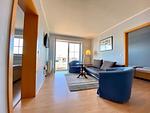 Wohnzimmer - Orth B11 - Bestlage mit Hafenblick - Top-Hundeurlaub