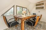 Küche / Küchenzeile - Ferienwohnung Mü mit Kamin, große Küche und Sonnenterrasse - Top-Hundeurlaub