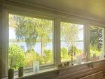 Große Fenster mit Blick auf den See Ullvettern - Schwedenhaus am See - Top-Hundeurlaub