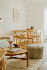 Wohnzimmer - Ferienwohnung Kyst Olpenitz - Top-Hundeurlaub