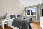 Schlafzimmer - Luxushaus Sylt Royal Westerland auf Sylt - Top-Hundeurlaub