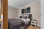 Schlafzimmer - Ferienwohnung Stadtperle Gold Westerland auf Sylt - Top-Hundeurlaub