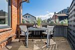 Balkon - Ferienwohnung Stadtperle Silver Westerland auf Sylt - Top-Hundeurlaub