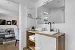 Badezimmer - Ferienwohnung Stadtperle Silver Westerland auf Sylt - Top-Hundeurlaub