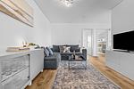 Wohnzimmer - Ferienwohnung Ella Olpenitz - Top-Hundeurlaub