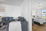 Wohnzimmer - Ferienwohnung Ella Olpenitz - Top-Hundeurlaub