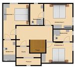 Grundriss - Doppelhaushälfte Küstenruhe 1 - Top-Hundeurlaub