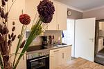 Küche / Küchenzeile - Appartement Heverstroem 1 - Top-Hundeurlaub