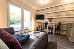 Wohnzimmer - Appartement Heverstroem 1 - Top-Hundeurlaub