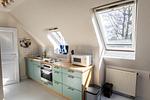 Küche / Küchenzeile - Appartement Strandhafer - Top-Hundeurlaub