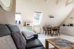 Wohnzimmer - Appartement Strandhafer - Top-Hundeurlaub