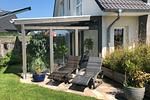 Terrasse - Doppelhaushälfte Op de Geest - Top-Hundeurlaub