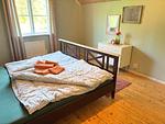 Schlafzimmer mit Doppelbett im Ferienhaus Villa Clara - Villa Clara - Top-Hundeurlaub