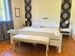Schlafzimmer mit Doppelbett in der Villa Clara - Villa Clara - Top-Hundeurlaub