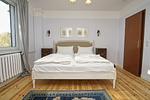 Schlafzimmer - FeWo Beletage: Wintergarten - Top-Hundeurlaub