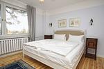 Schlafzimmer - FeWo Beletage: Wintergarten - Top-Hundeurlaub