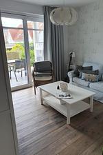 Wohnzimmer - Strandresidenz Vogelflug App.9 - Top-Hundeurlaub