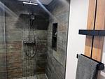 Badezimmer mit Dusche im Ferienhaus Vara Hemma in Blekinge - Vara Hemma - Top-Hundeurlaub