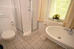 Badezimmer - FeWo08:strandnah,Sauna,Schwimmbad - Top-Hundeurlaub