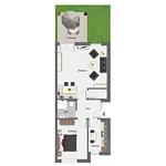 Grundriss - Wohnung 115 - Top-Hundeurlaub