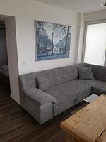 Wohn-/ Essbereich - Hafenloft Apartment 1 - Top-Hundeurlaub