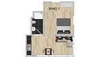 Grundriss - Hafenloft Apartment 1 - Top-Hundeurlaub
