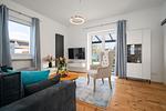 FeWo Finn EG Wohnzimmer - Ferienwohnung Finn EG - Top-Hundeurlaub