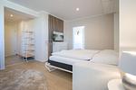 Schlafzimmer - Beach Apartment 19 mit Balkon und Gemeinschaftssauna - Top-Hundeurlaub