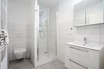 Badezimmer - Beach Apartment 19 mit Balkon und Gemeinschaftssauna - Top-Hundeurlaub