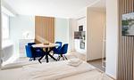 Wohnzimmer - Beach Apartment 20 mit Garten, Sauna und hundefreundlicher Ausstattung - Top-Hundeurlaub