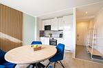 Wohnzimmer - Beach Apartment 20 mit Garten, Sauna und hundefreundlicher Ausstattung - Top-Hundeurlaub