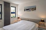 Schlafzimmer mit Doppelbett - Wohnung 04 - Top-Hundeurlaub
