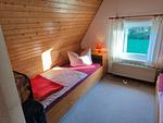 Schlafzimmer - Schwanensee Ferienhaus - Top-Hundeurlaub