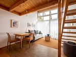 Essbereich im Wohnzimmer - Apartment Bad Schachen - Top-Hundeurlaub