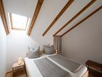 Schlafzimmer - Doppelbett - Apartment Bad Schachen - Top-Hundeurlaub
